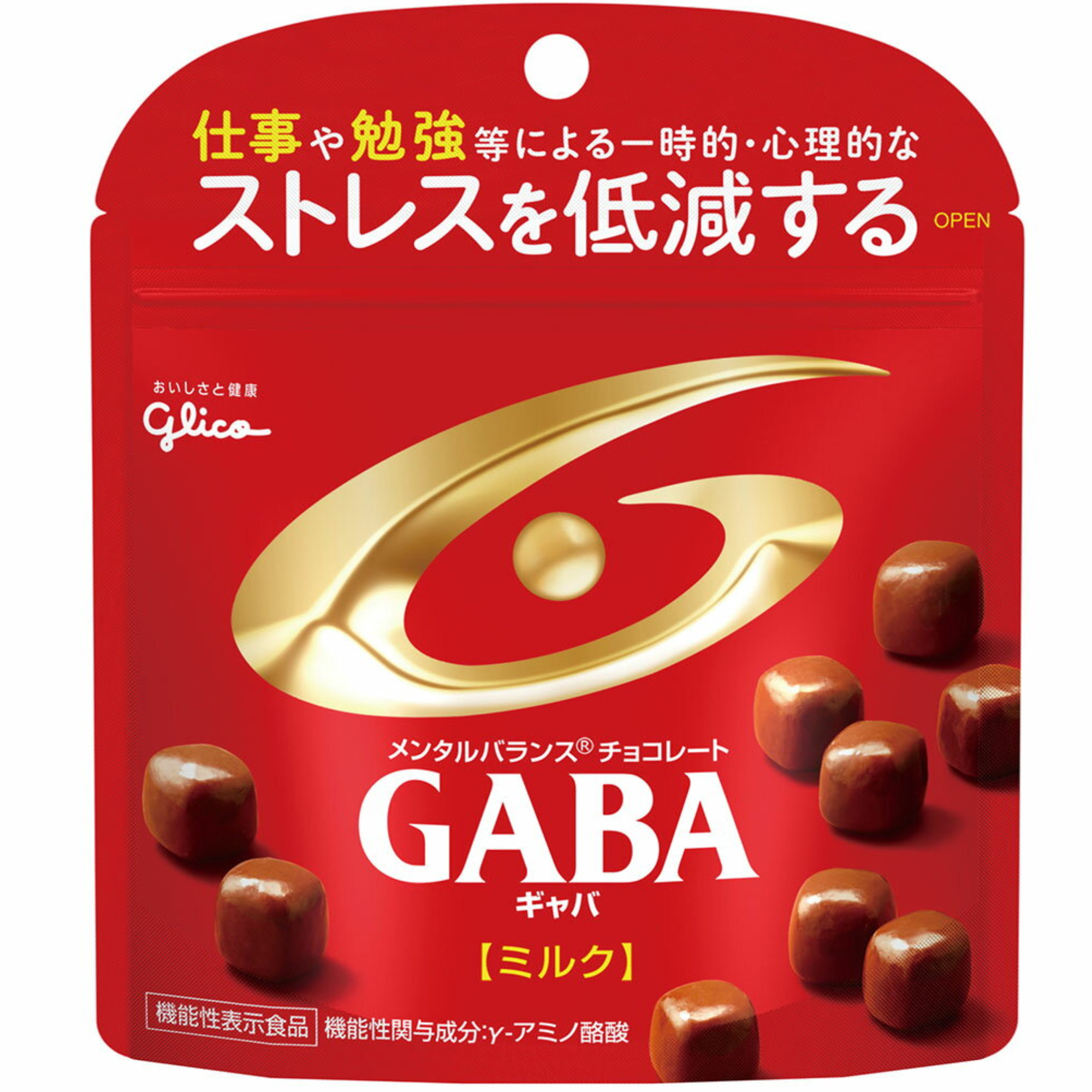 ﾒﾝﾀﾙﾊﾞﾗﾝｽﾁｮｺﾚｰﾄＧＡＢＡﾐﾙｸ　ｽﾀﾝﾄﾞﾊﾟｳﾁ　51ｇ