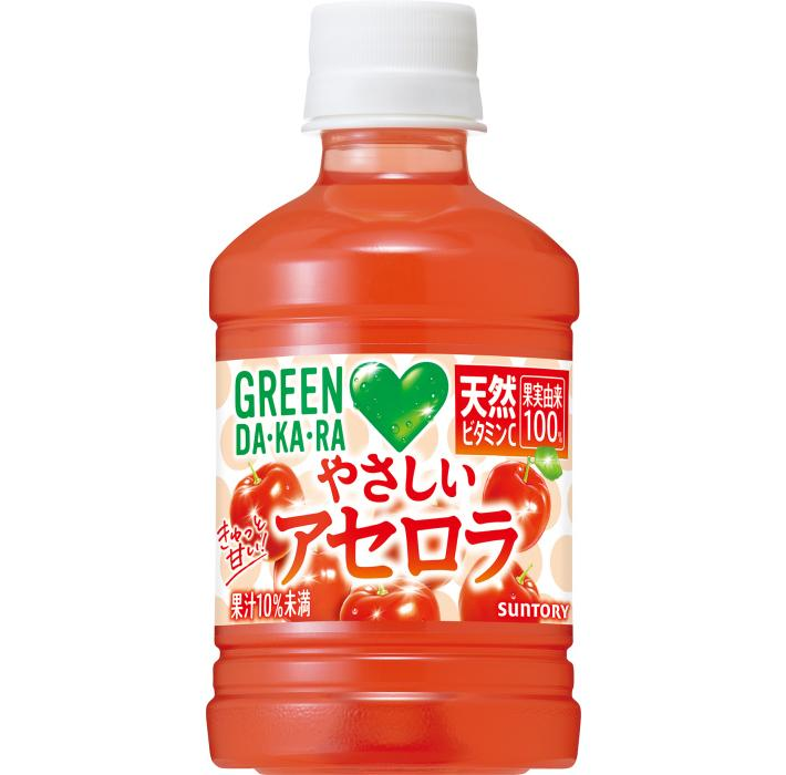 ＧＲＥＥＮ　ＤＡＫＡＲＡ　やさしいアセロラ　280ｍｌペット