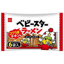 ﾍﾞﾋﾞｰｽﾀｰﾗｰﾒﾝｺｸうまﾁｷﾝ味6袋入り