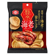 贅を尽くした海老せんべい