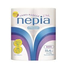 ネピアトイレットロール4ロールシングル　55ｍ巻無香料（旧ﾌﾟﾚﾐｱﾑｿﾌﾄ4Ｒｼﾝｸﾞﾙ）