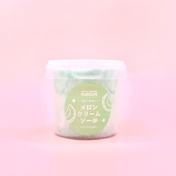 ｸﾚｾｰﾉ　cotton candy FLOCONはじける！ﾒﾛﾝｸﾘｰﾑｿｰﾀﾞわたあめ　Ｓ　20ｇ　※同ｸﾚｾｰﾉＳサイズ内混載4ケース～