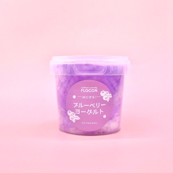 ｸﾚｾｰﾉ　cotton candy FLOCONはじける！ブルーベリーヨーグルトわたあめＳ　20ｇ　※同ｸﾚｾｰﾉＳサイズ内混載4ケース～