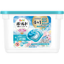 P&Gﾎﾞｰﾙﾄﾞｼﾞｪﾙﾎﾞｰﾙ4D爽やかおひさまとﾌﾚｯｼｭｻﾎﾞﾝの香り 14個