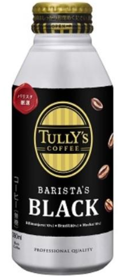 タリーズコーヒー　ブラック　ボトル缶　390ｍｌ