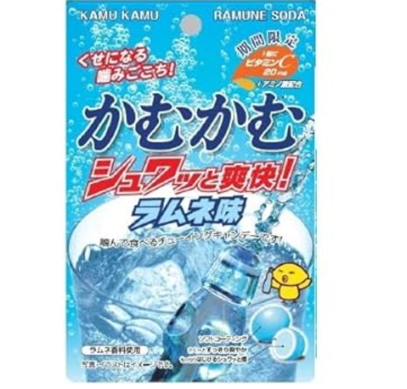 三菱食品　かむかむシュワっと爽快ラムネ味30ｇ　※三菱食品混載5ｃ～※