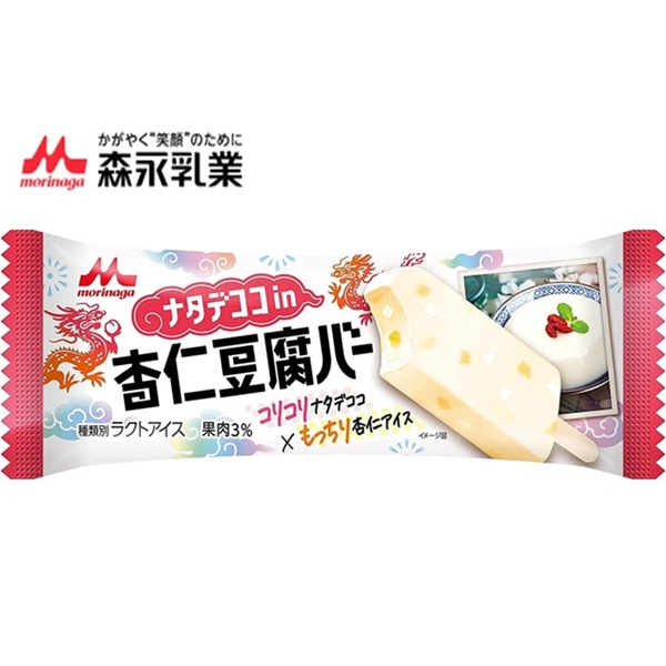 (冷菓）ナタデココｉｎ杏仁豆腐バー　　☆アイス内混載５ケース～☆　※2026年9月価格改定※