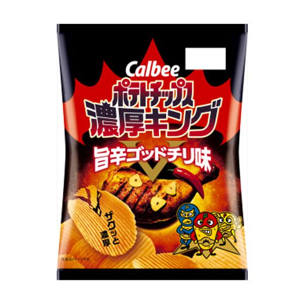 ﾎﾟﾃﾄﾁｯﾌﾟｽ濃厚キング旨辛ゴッドチリ味 55g