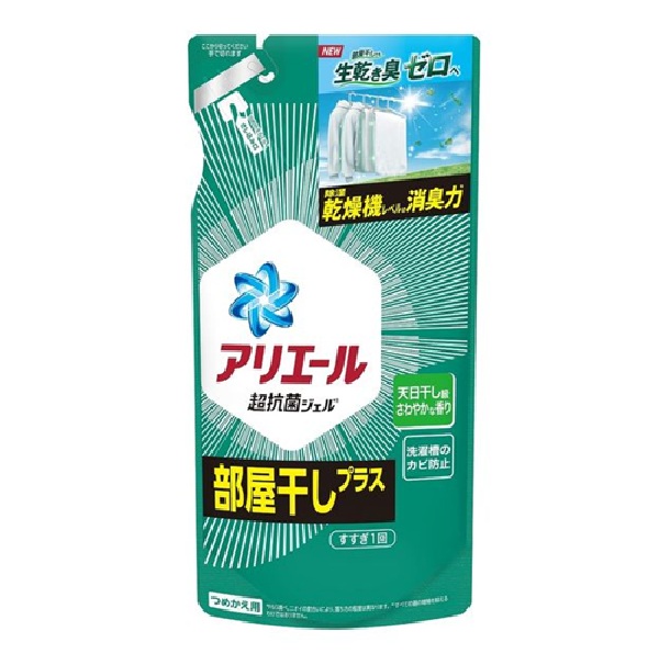 P&G ｱﾘｴｰﾙｼﾞｪﾙ部屋干ﾌﾟﾗｽ詰替　通常ｻｲｽﾞ