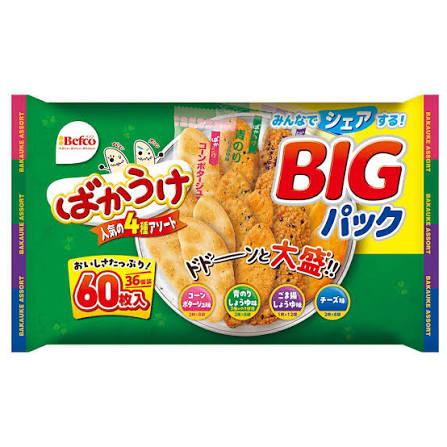 BIGパックばかうけアソート　60枚