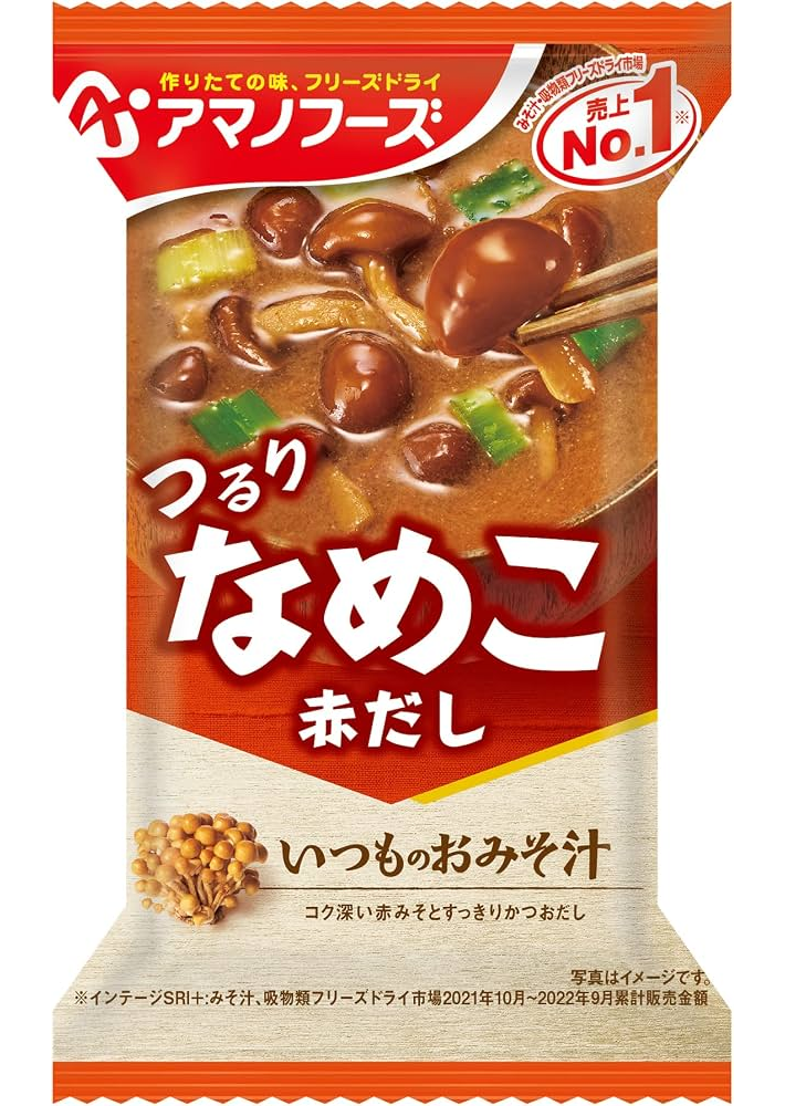 おみそ汁　なめこ（赤だし）　1食