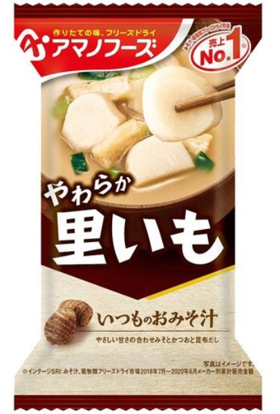 ｱﾏﾉﾌｰｽﾞ　おみそ汁　里いも　1食