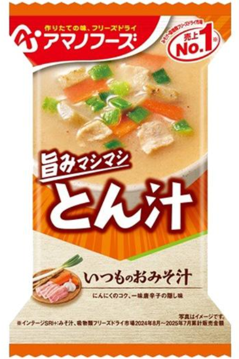 ｱﾏﾉﾌｰｽﾞ　おみそ汁　とん汁　1食