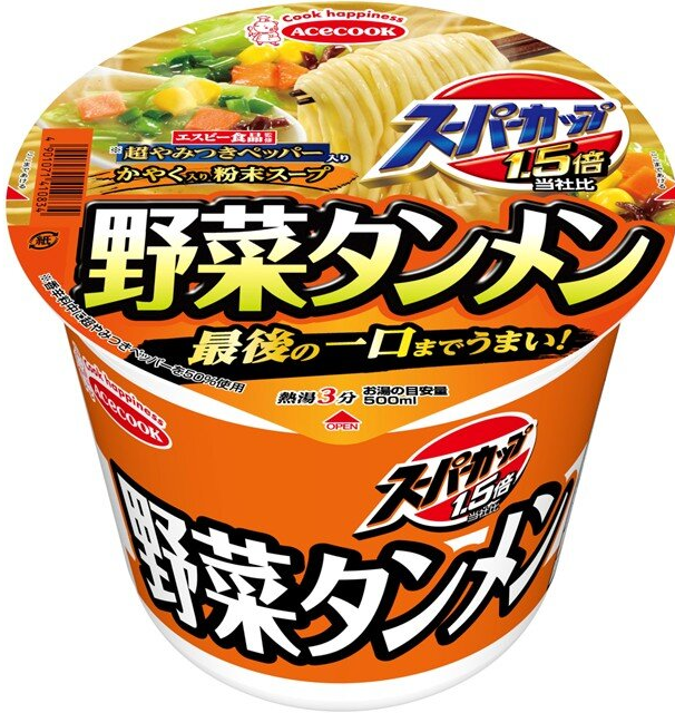 ACｽｰﾊﾟｰｶｯﾌﾟ1.5倍　野菜ﾀﾝﾒﾝ　106ｇ