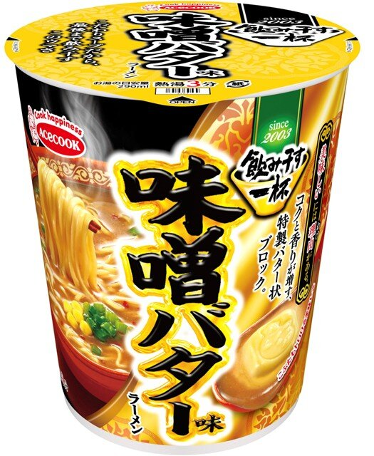 飲み干す一杯味噌ﾊﾞﾀｰ味ﾗｰﾒﾝ　62ｇ