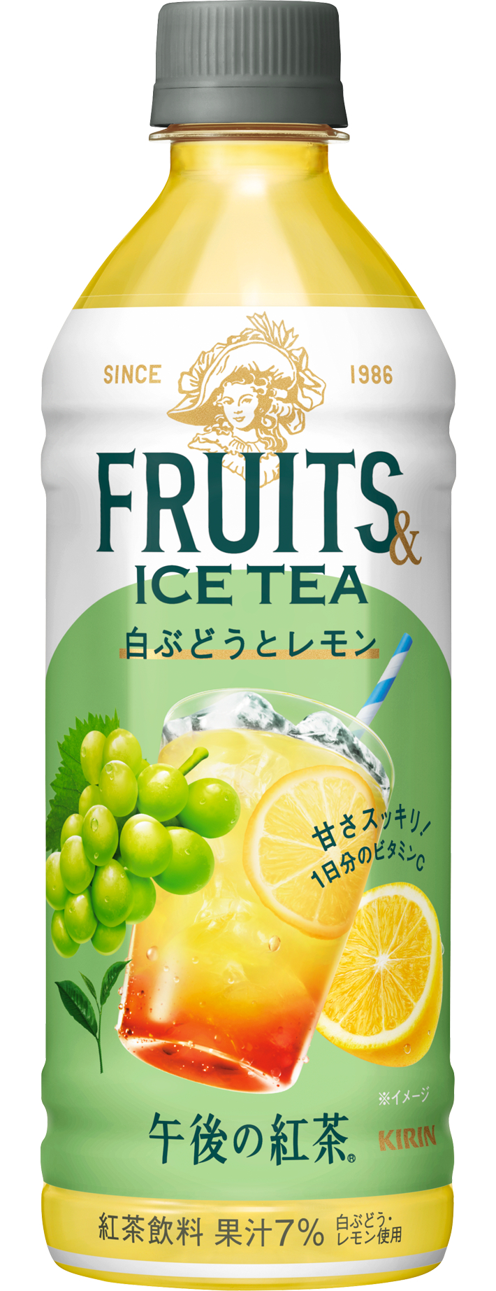 午後の紅茶FRUITS&ICETEA 白ぶどうとレモン　500ｍｌＰＥＴ