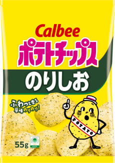 ポテトチップス　のりしお味　55?