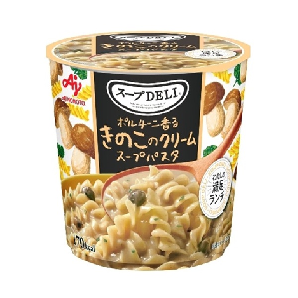 スープDELIきのこのクリームスープパスタ