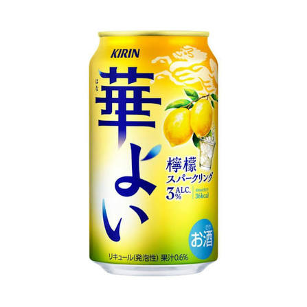 華よい　檸檬スパークリング　350ｍｌ　バラ