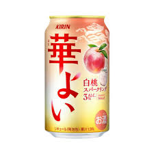 キリン　華よい　白桃スパークリング　350ｍｌ　バラ