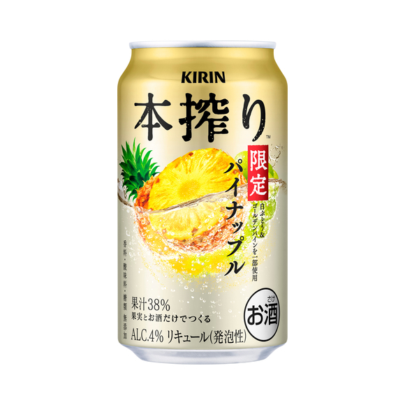 本搾り　パイナップル　350ｍｌ　バラ