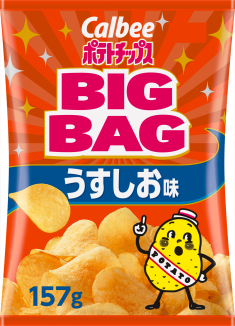 ポテトチップスBIGBAG　うすしお味　157ｇ