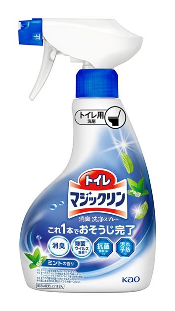 トイレマジックリン　消臭洗浄ｽﾌﾟﾚｰ　ミントの香り　本体　350ｍｌ