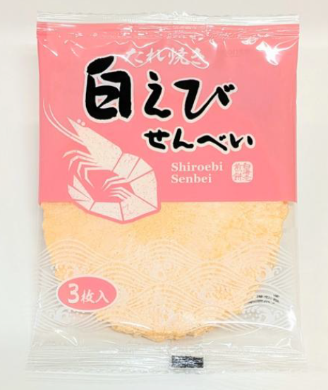 シンエツ　★たれ焼き白えびせんべい3枚入　※ｼﾝｴﾂ★印内混載2ケース単位※