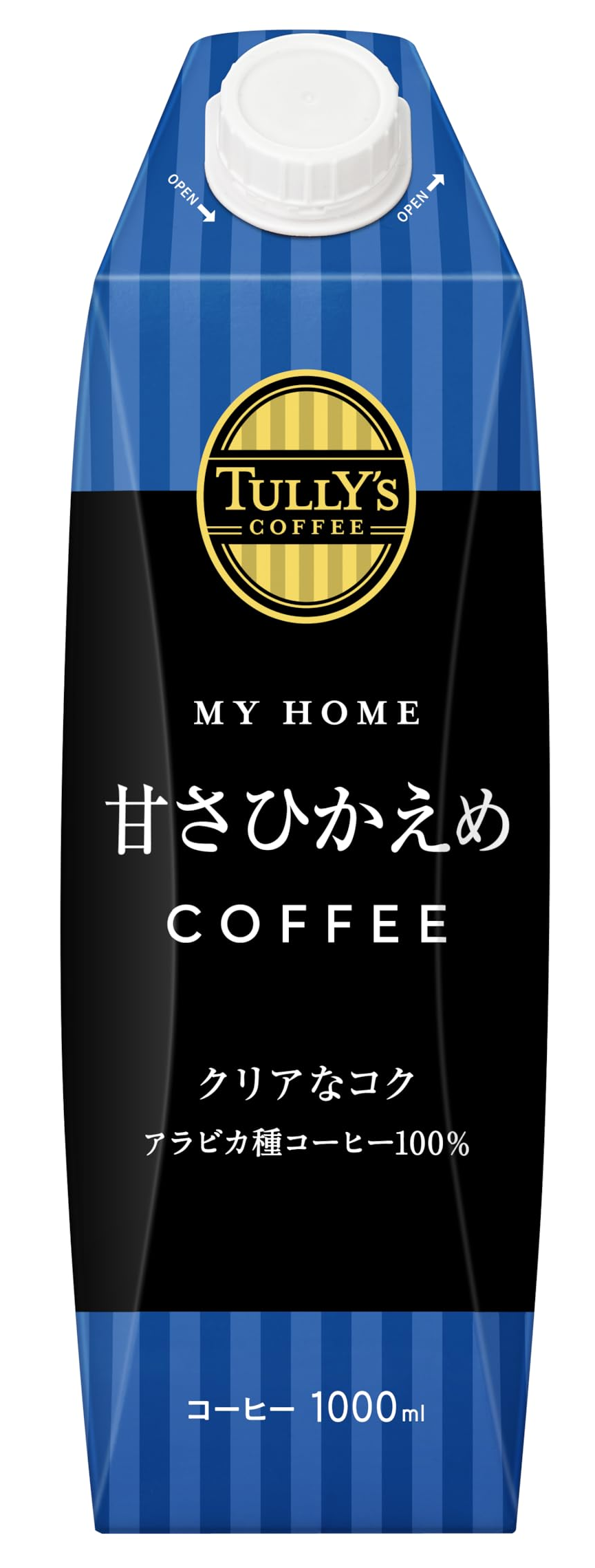 タリーズマイホーム微糖屋根型キャップ付き1Ｌ