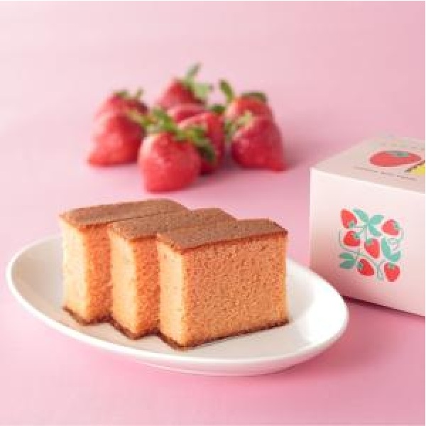 カステラとあまおう苺　3枚　★同ﾒｰｶ混載２ｹｰｽ～