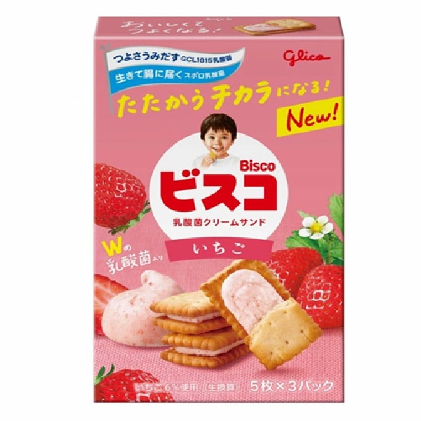 ビスコ＜いちご＞１５枚