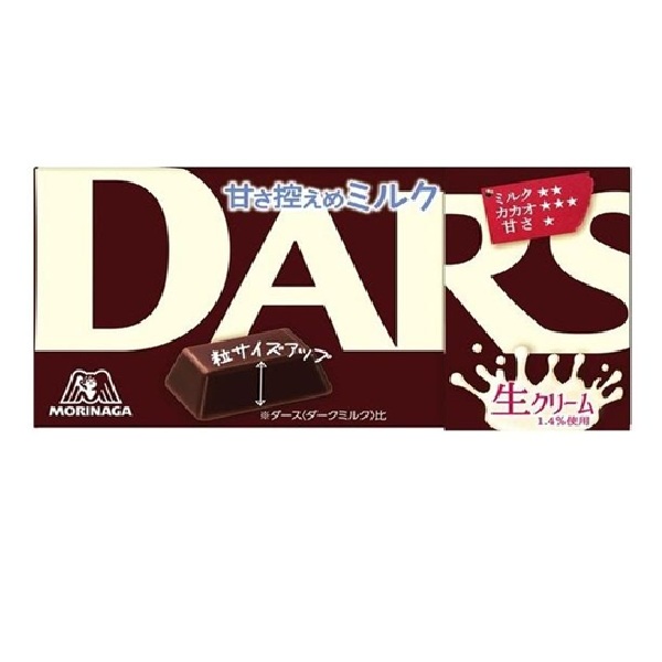 ダース　甘さひかえめミルク