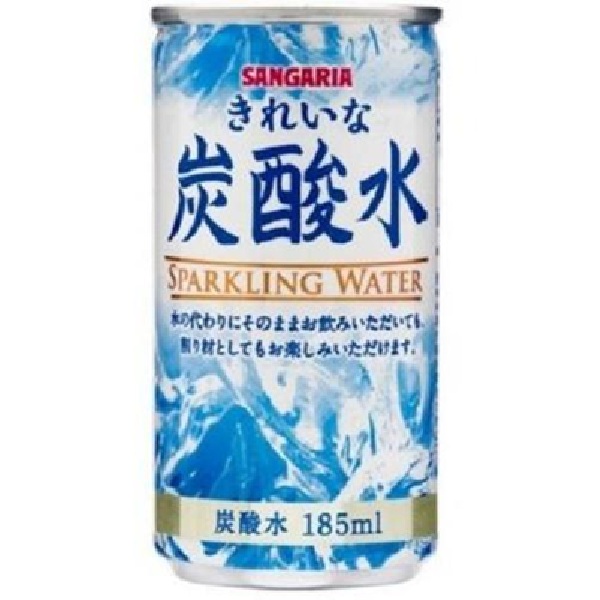 ｻﾝｶﾞﾘｱ　炭酸水185ｍｌ缶