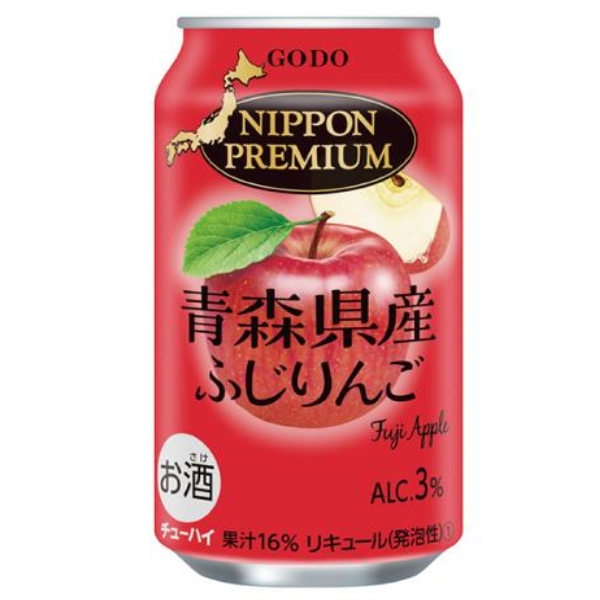 ニッポンプレミアム　青森ふじりんご350ｍｌ