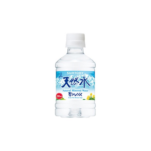 ｻﾝﾄﾘ-110南ｱﾙﾌﾟｽ 天然水280PET