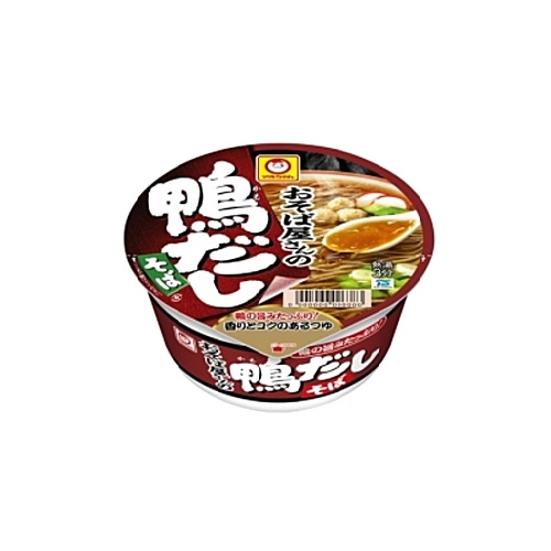 おそば屋さんの鴨だしそば