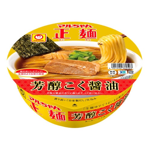 マルチャン正麺カップ醤芳醇こく醤油