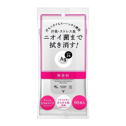 ＡＧ24 ｸﾘｱｼｬﾜｰｼｰﾄ無香料１０枚