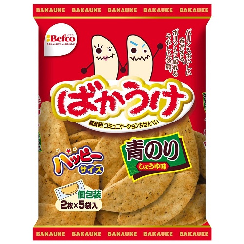 ばかうけ　青のり　２枚＊５袋