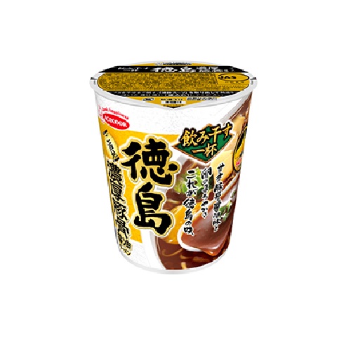 タテ型飲み干す一杯濃厚豚骨醤油麺