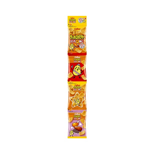 サッポロポテトバーベＱあじ　ミニ４