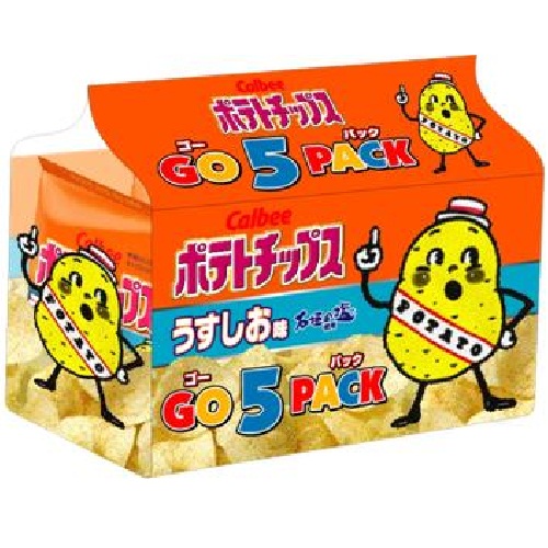 ポテトチップス　うすしお味　ゴー５パック