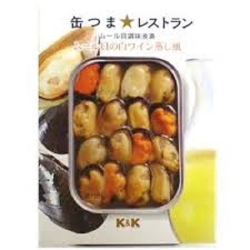 缶つま　ムール貝の白ワイン蒸風