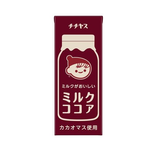 チチヤス　ミルクがおいしいミルクココア　紙