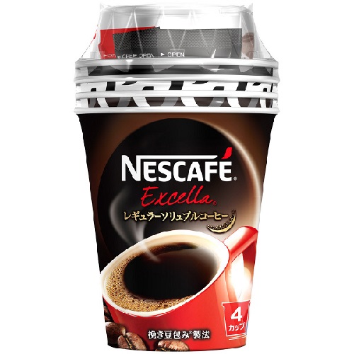 ネスカフェエクセラカップ　コーヒー４カップ