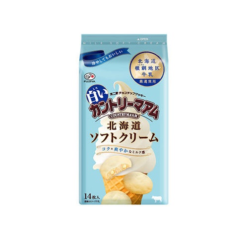 白いカントリーマアム　北海道ソフトクリーム