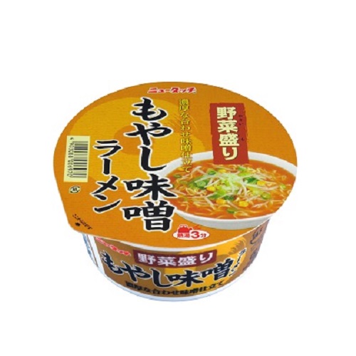 ニュータッチ　野菜盛りもやし味噌ラーメン