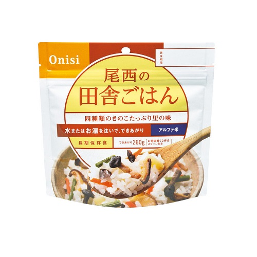 アルファ米　田舎ごはん１食分　混載３ケース～