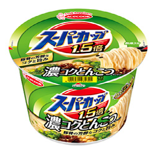 ACｽｰﾊﾟｰｶｯﾌﾟ1.5倍　とんこつﾗｰﾒﾝ