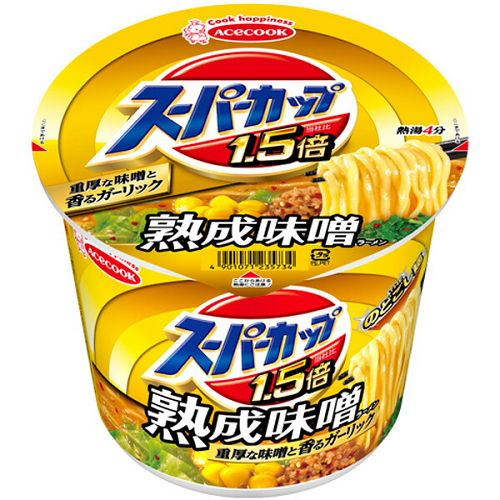 ACｽｰﾊﾟｰｶｯﾌﾟ1.5倍　みそﾗｰﾒﾝ
